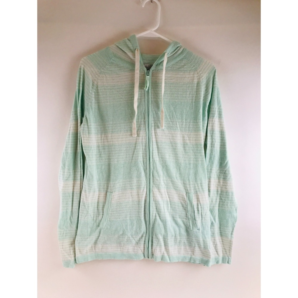 Guide Series Hoodie, Women's Size Large, Green Cream, Full Zip